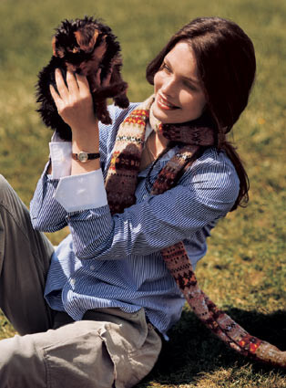 Ralph Lauren Blue Label Fall 2002 look 7